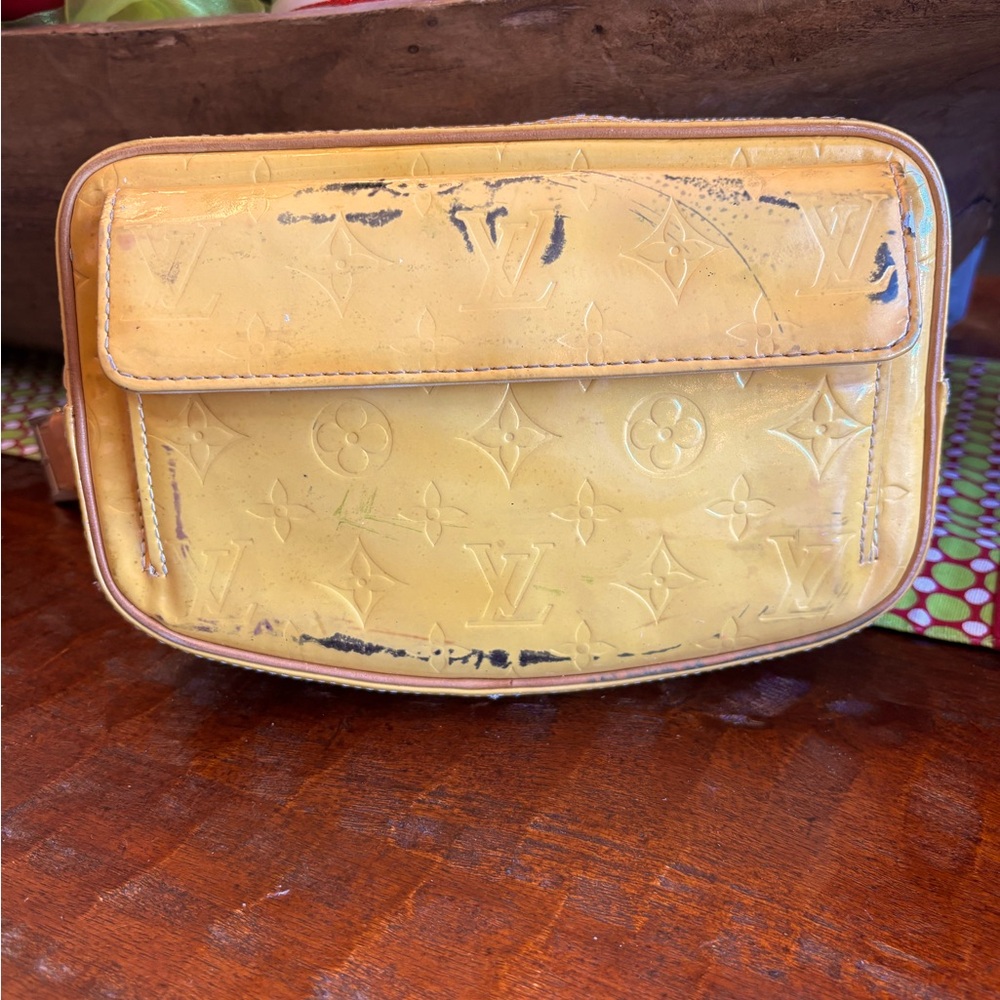 LOUIS VUITTON Monogram Vernis Fulton Waist bag
